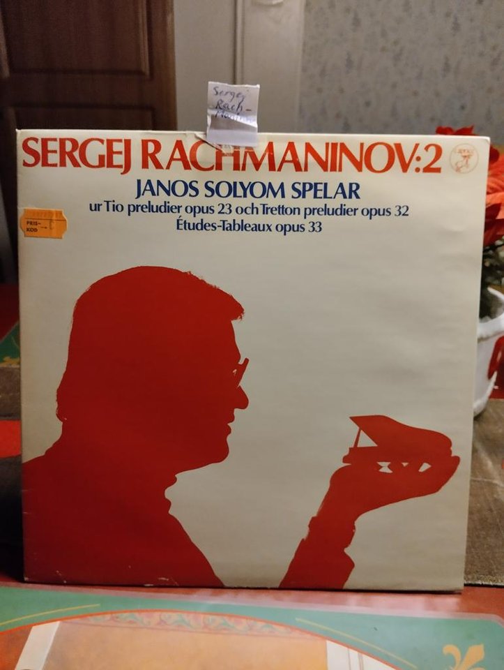 LP-skiva med Janos Solyom.