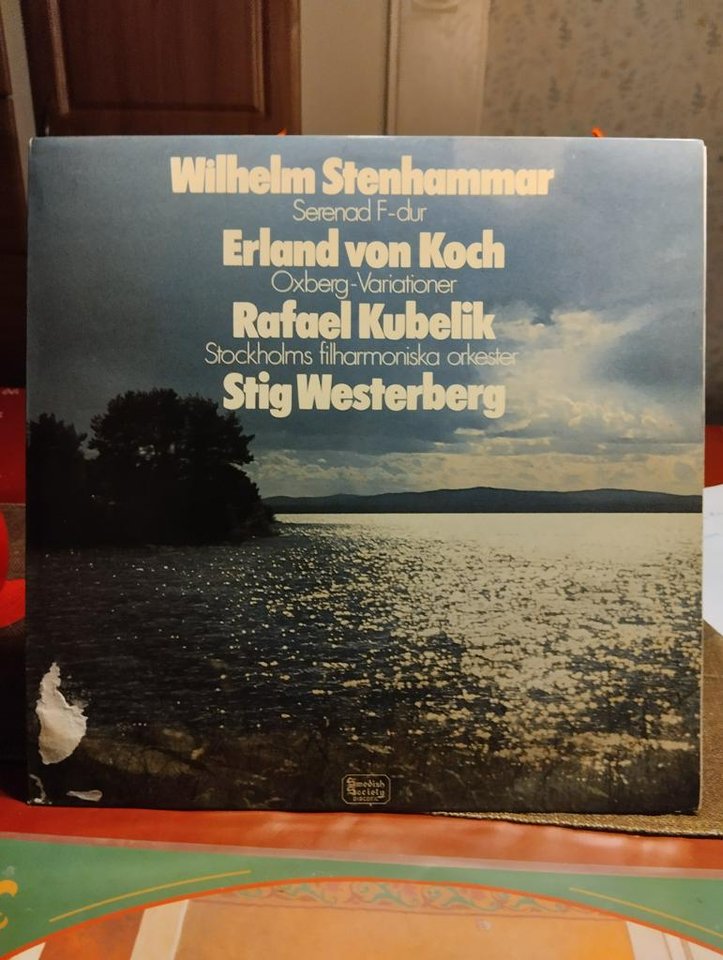 LP-skiva med Wilhelm Stenhamm...