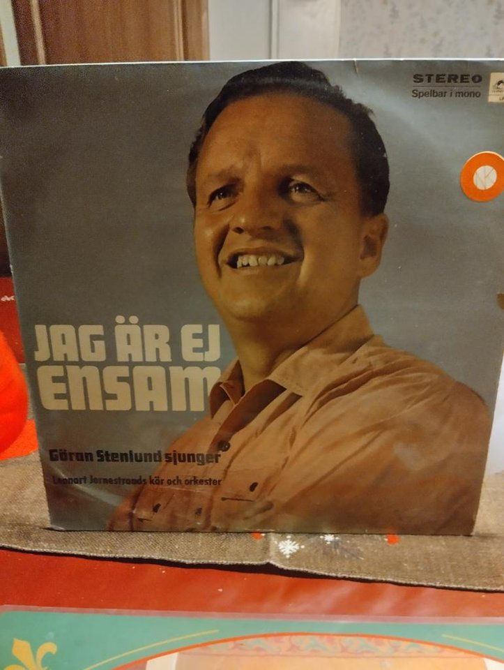 LP-skiva med Göran Stenlund -...