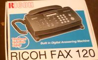 FAX med  telefonsvare & Retro fax Telia Panasonic UF 200