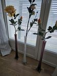4 långa blomvas 