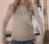 Collegetröja Balmain stenar Strl S