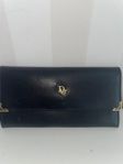 Christian Dior vintage svart plånbok