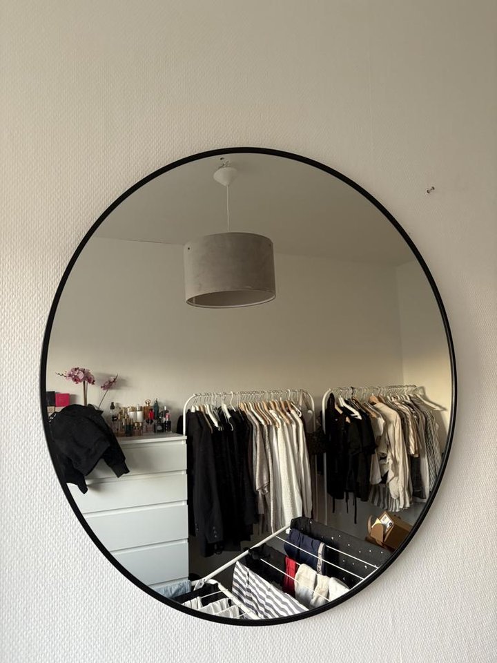 Väggspegel Ø 80 cm