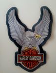 H-D Brodyrmärke / patch * Harley Davidson Eagle Large Silve