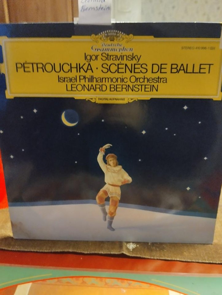 LP-skiva med Leonard Bernstein 