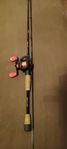 Abu max4x-l + (medium heavy power x-fast action 6'8 5-25g)