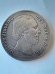 Silvermynt, 2 1/2 Gulden från 1858