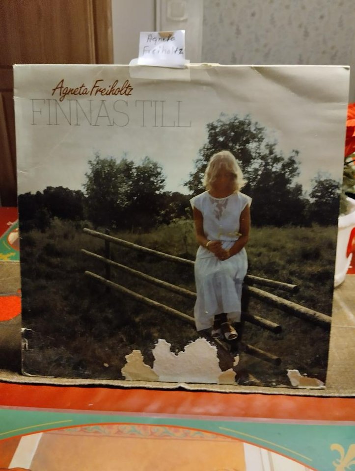 LP-skiva med Agneta Freiholtz...