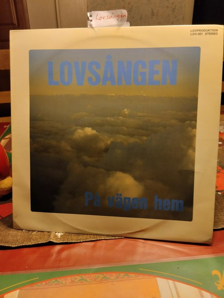 LP-skiva med Lovsången - På v...