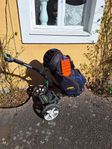 2 motordrivna golfbag