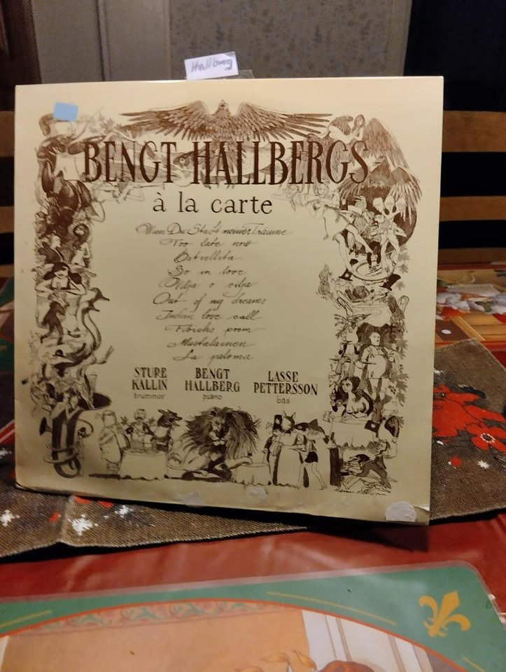 LP-skiva med Bengt Hallberg