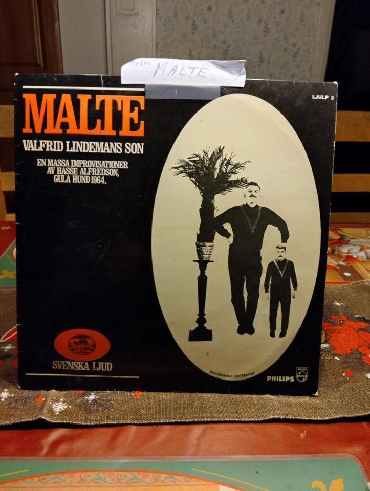 LP-skiva med Malte - Valfrid ...