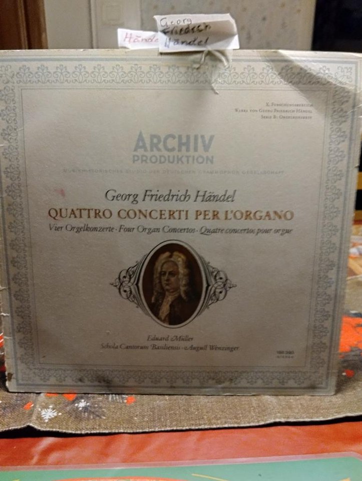 LP-skiva med Georg Friedrich ...