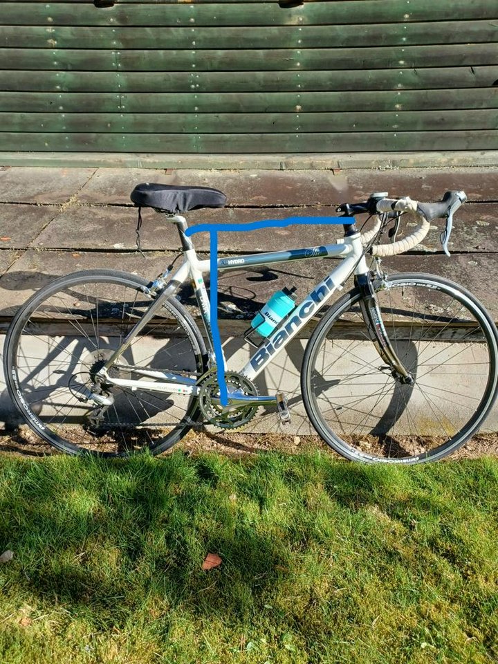 Racercykel , dam , Bianchi