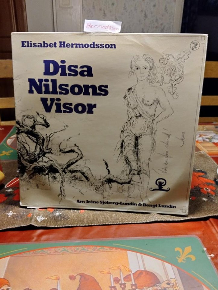 LP-skiva med Elisabet Hermodsson