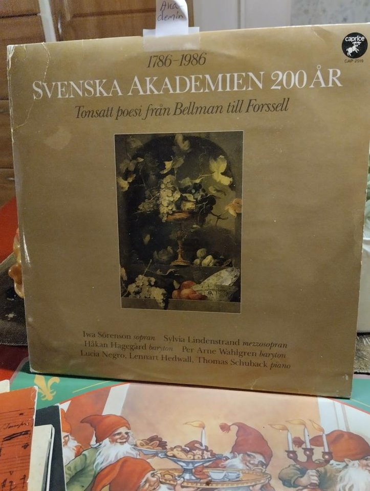 2 stycken LP-skivor med Svens...