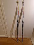 Salomon skidor 161 cm, bindning SNS