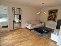 Beige soffa 