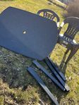 utebord och stolar
