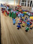 Brio tågbana med tillbehör, över 240 st delar