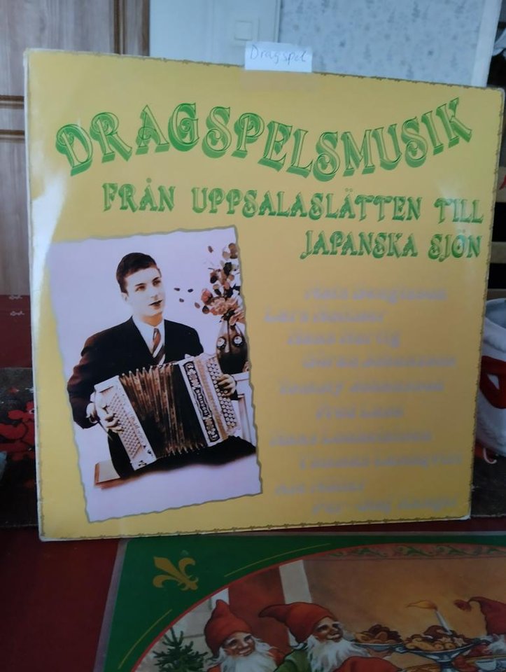 LP-skiva med Dragspelsmusik