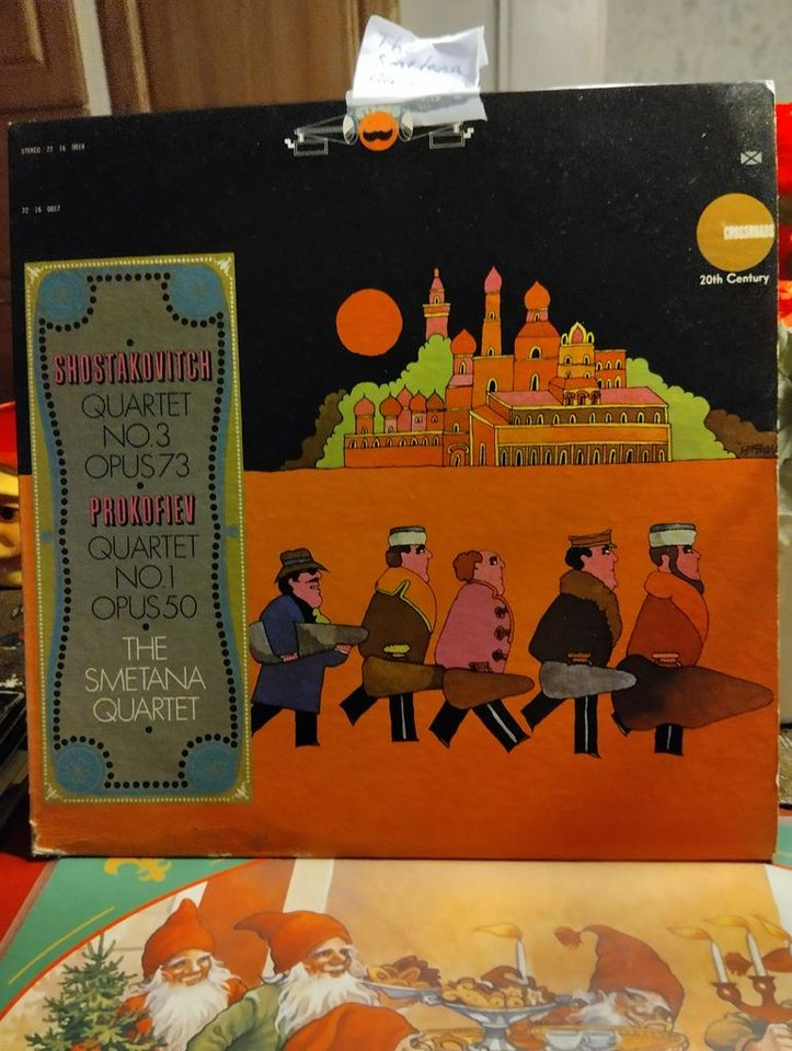LP-skiva med Shostakovitch