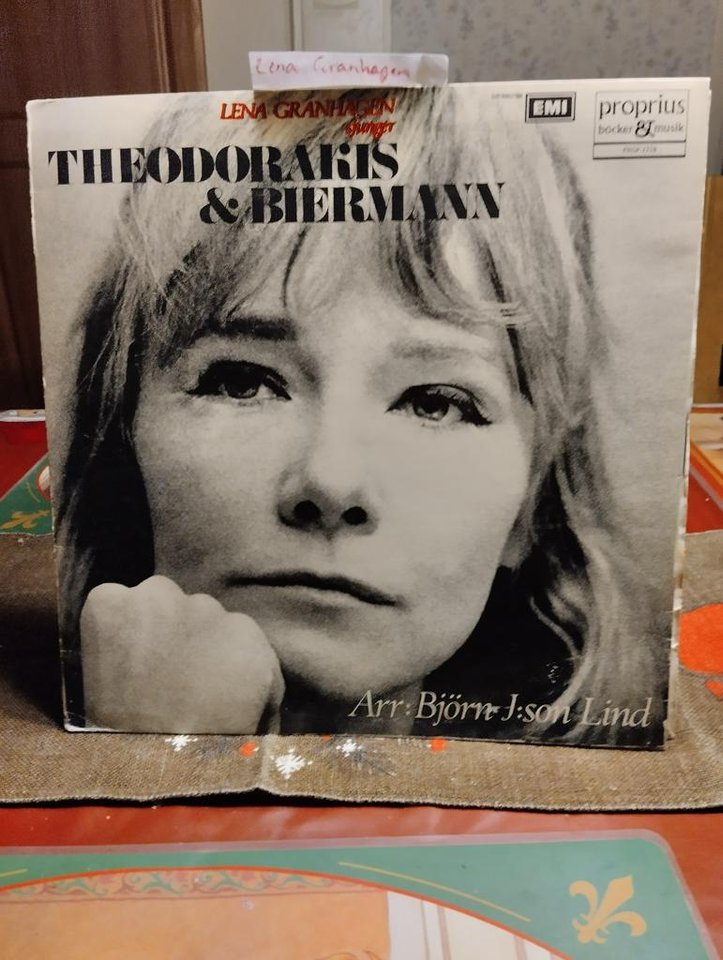 LP-skiva med Lena Granhagen s...