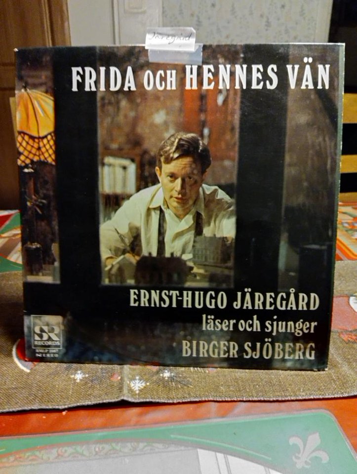 LP-skiva med Ernst-Hugo Järegård
