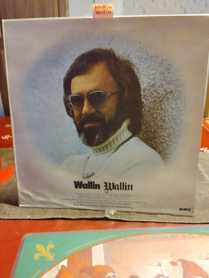 LP-skiva med Wallin -Wallin