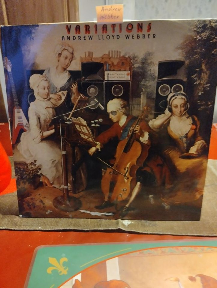 LP-skiva med Andrew Lloyd Webber