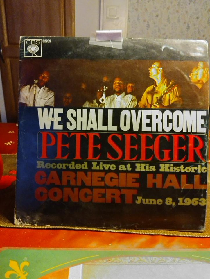 LP-skiva med Pete Seeger