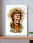 Mick Jagger Tavla - Unik Design - 40 x 60 cm
