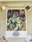 Vintageaffisch Marc Chagall Moderna Museet