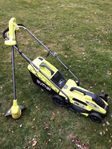 Ryobi gräsklippare o trimmer