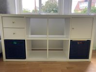 IKEA Kallax hylla vit 8 fack