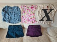 Barnkläder, flicka, stl 98, Villervalla, H&M, m.m.