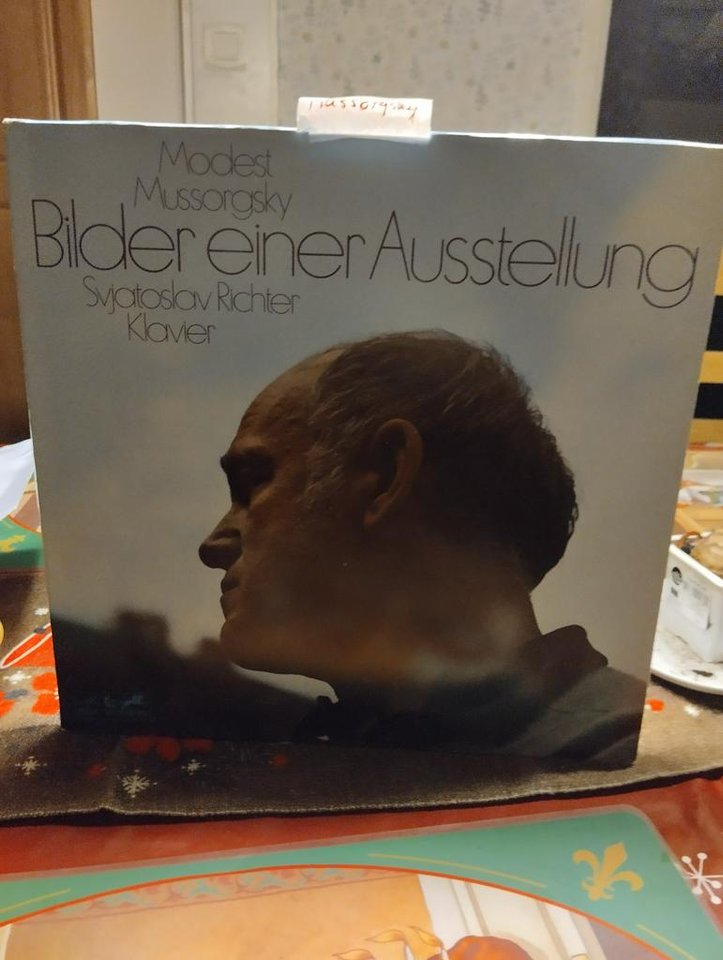 LP-skiva med Modest Mussorgsky