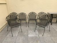 Trädgårdsstolar  Järnstolar 