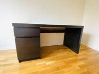 Skrivbord Malm Svartbrunt Ikea