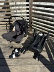 Bugaboo babyskydd turtle air från nuva black