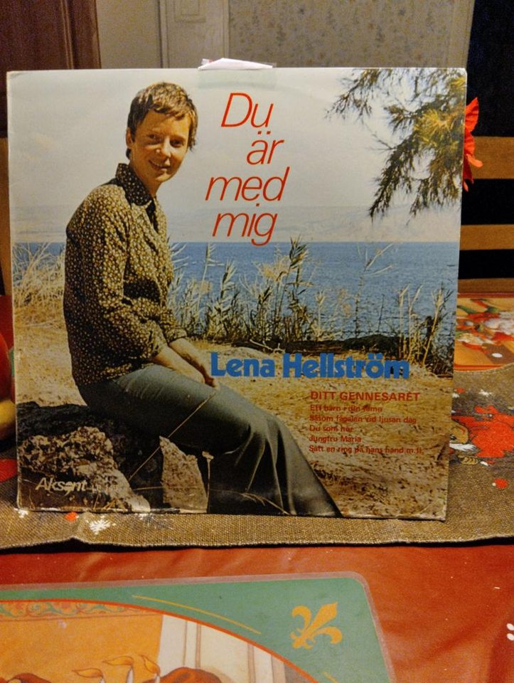 LP-skiva med Lena Hellström