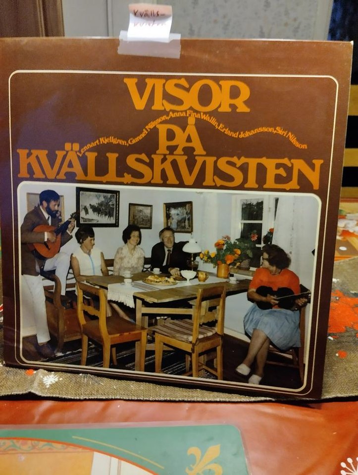 LP-skiva med "Visor På Kvälls...