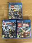 PS4 spel 3 st