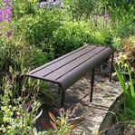 Fermob Luxembourg 3/4 Seater Bench. Antracite
