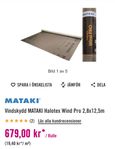 vindskydd Mataki Pro 2,8*10 m