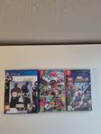 ps4 och nintendo switch spel