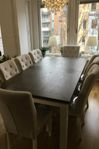 matbord + 8 stolar 