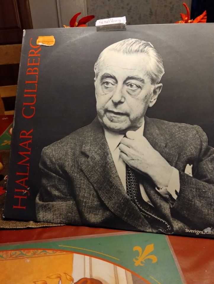 LP-skiva med Hjalmar Gullberg