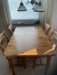 Bord , 4 stolar